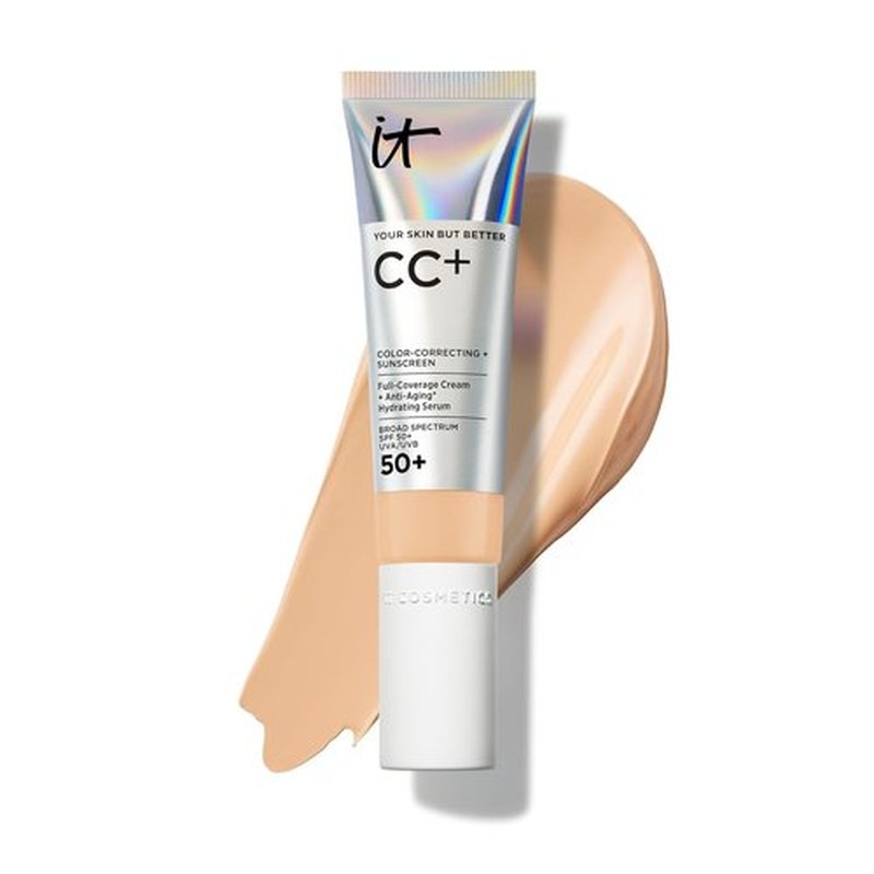 IT Cosmetics CC+ Cream - Full Coverage Foundation With SPF 50+ & Anti-Aging Hydration | Lightweight, All Skin Types