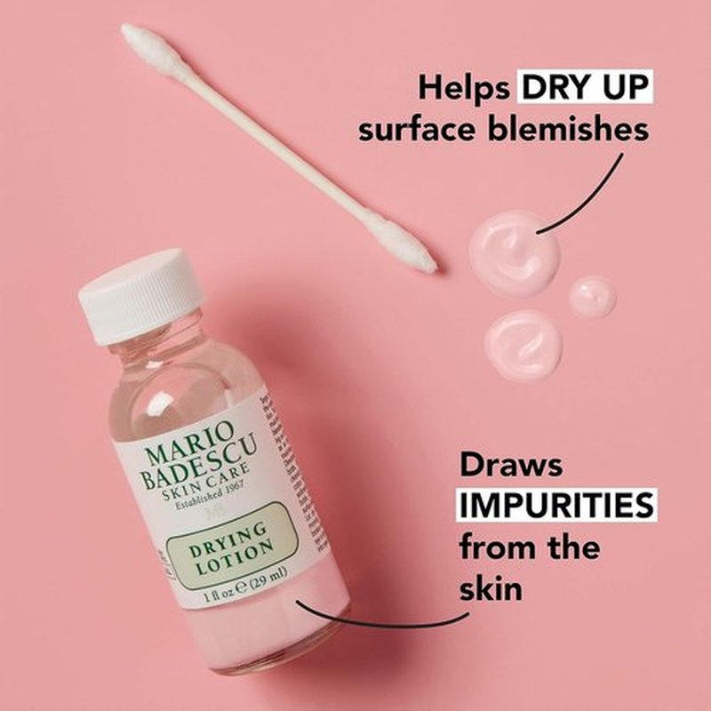 Mario Badescu Drying Lotion & HOCl Facial Spray Bundle - Blemish Treatment with Salicylic Acid & Sulfur | Soothing, Hydrating Formula