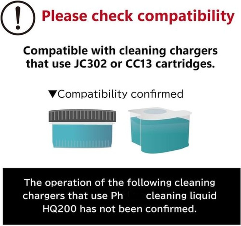 Philips Norelco Shaver Cleaning Solution Refill - 2X Concentrated, 1L (33.8 oz) - Compatible with SmartClean & Quick Clean Pods