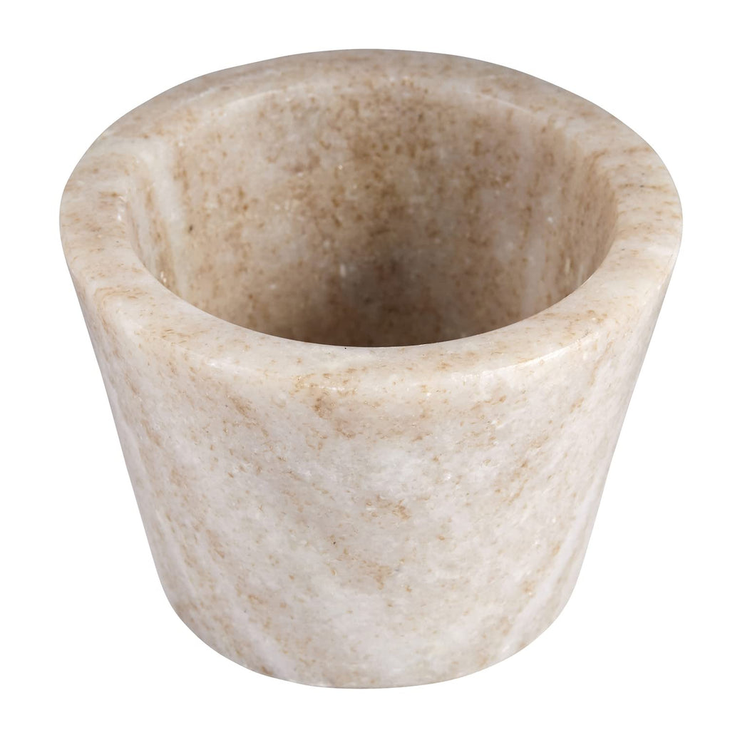 Santa Barbara Design Studio Table Sugar Marble Pinch Pot, 2-Inch Diameter, Grey