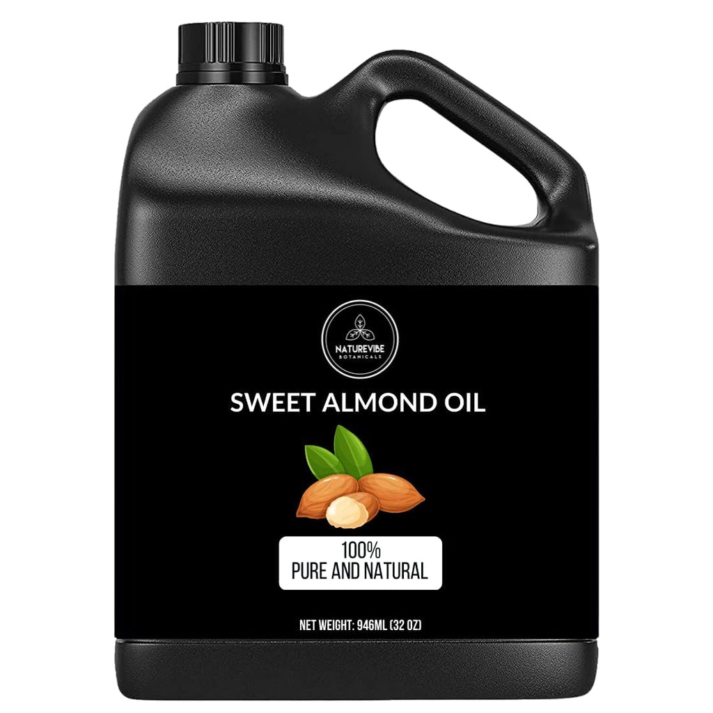 Naturevibe Botanicals Argan Oil 32 Fl oz – Cold Pressed, Unrefined, Pure Moroccan Argan Oil for Hair, Skin, Face & Massage – Natural Carrier Oil for DIY Beauty & Aromatherapy