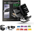 Skull Shaver Beast Clipper Pro - Home Haircut & Grooming Kit - Durable Steel Blades - Cordless Operation - Adjustable Combs - Designed for Men & Women