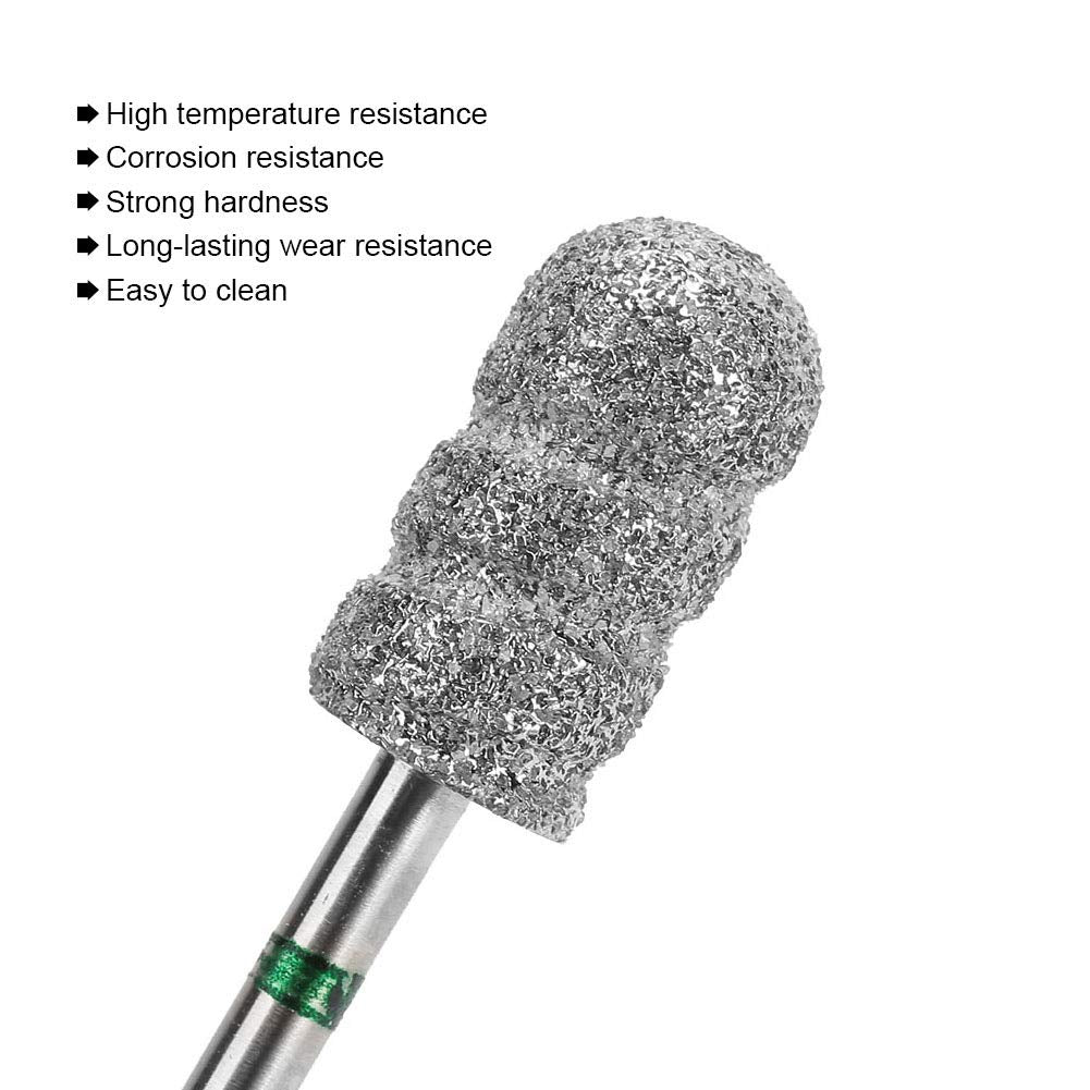 Stainless Steel Foot Nail Drill Bit B1 for Exfoliating, Polishing & Callus Removal | Durable & Lightweight Nail Grinding Head for Professional Foot Care
