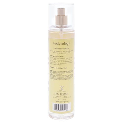 Bodycology Whipped Vanilla Body Mist - Long-Lasting Fragrance, 8 Fl Oz | Refreshing Scent