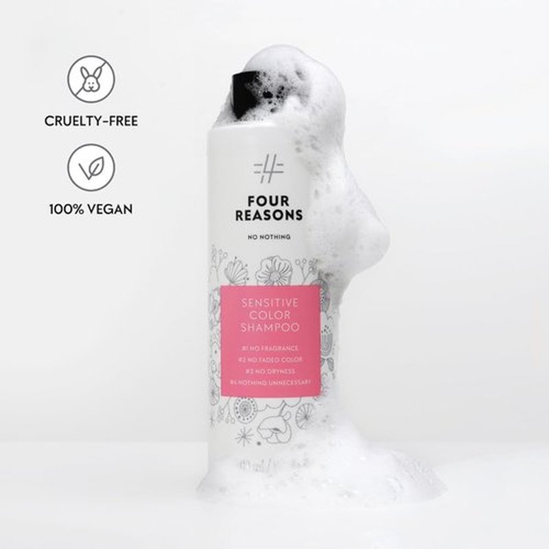 No Nothing Sensitive Shampoo - Fragrance-Free Care for Color Treated Hair | Hypoallergenic, Vegan, 10.14 fl oz