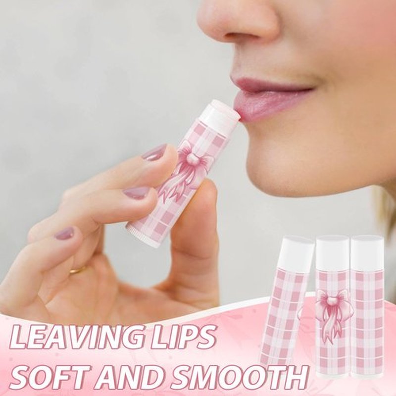 50 Pack Pink Bow Baby Shower Favors Bulk Lip Balm Girls Favors Gifts for Bachelorette Girls Bow Moisturizing Lip Care Pretty lipstick Birthday Party Supplies (pink bow)