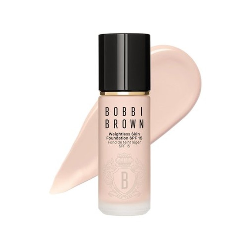 Bobbi Brown Weightless Skin Foundation SPF 15 - Oil-Control, 24-Hour Hydration, Medium Coverage | Natural Matte Finish, 1 Fl Oz
