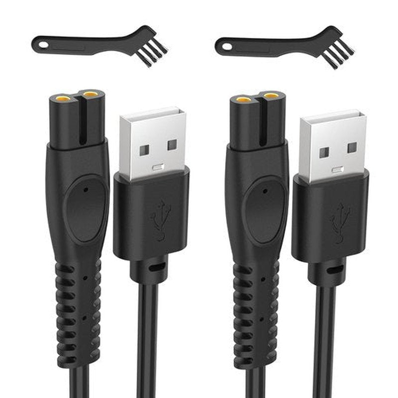 Philips OneBlade Charger Cord - 5V Power Cable for QP2724, QP1924, QP2834 & More | 2-Pack