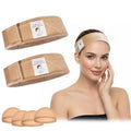 HappClan Velvet Wig Grip Bands - 2 Pcs Adjustable Non-Slip Headbands + 4 Pcs Caps for Women, All-Day Comfort Secure Wear Accessories (Beige)