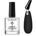 Glamonade Matte Top Coat Nail Polish - Quick Dry Clear Coat for Long-Lasting Manicure | 0.34 FL Oz