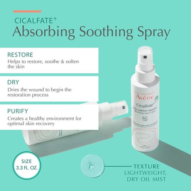 Avène Cicalfate+ Soothing Spray - Restores Irritated Skin Barrier | Safe for All Ages