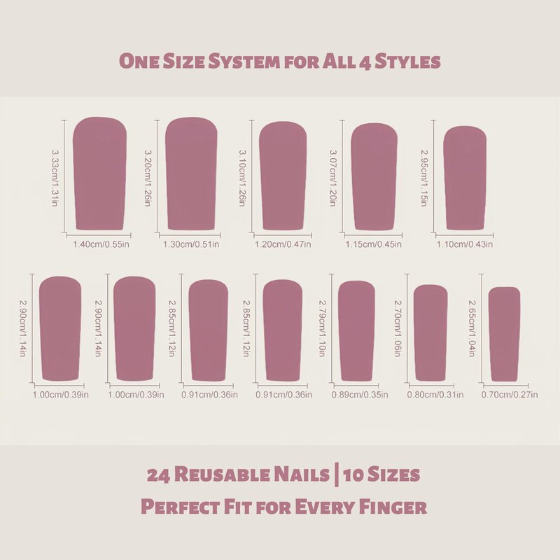 VESWEET Extra Long Square Press on Nails – 4 Boxes Fake Nail Set with 3D Designs | False Nail Tips for Women | Glue on Nail Art Kit | Gift for Her