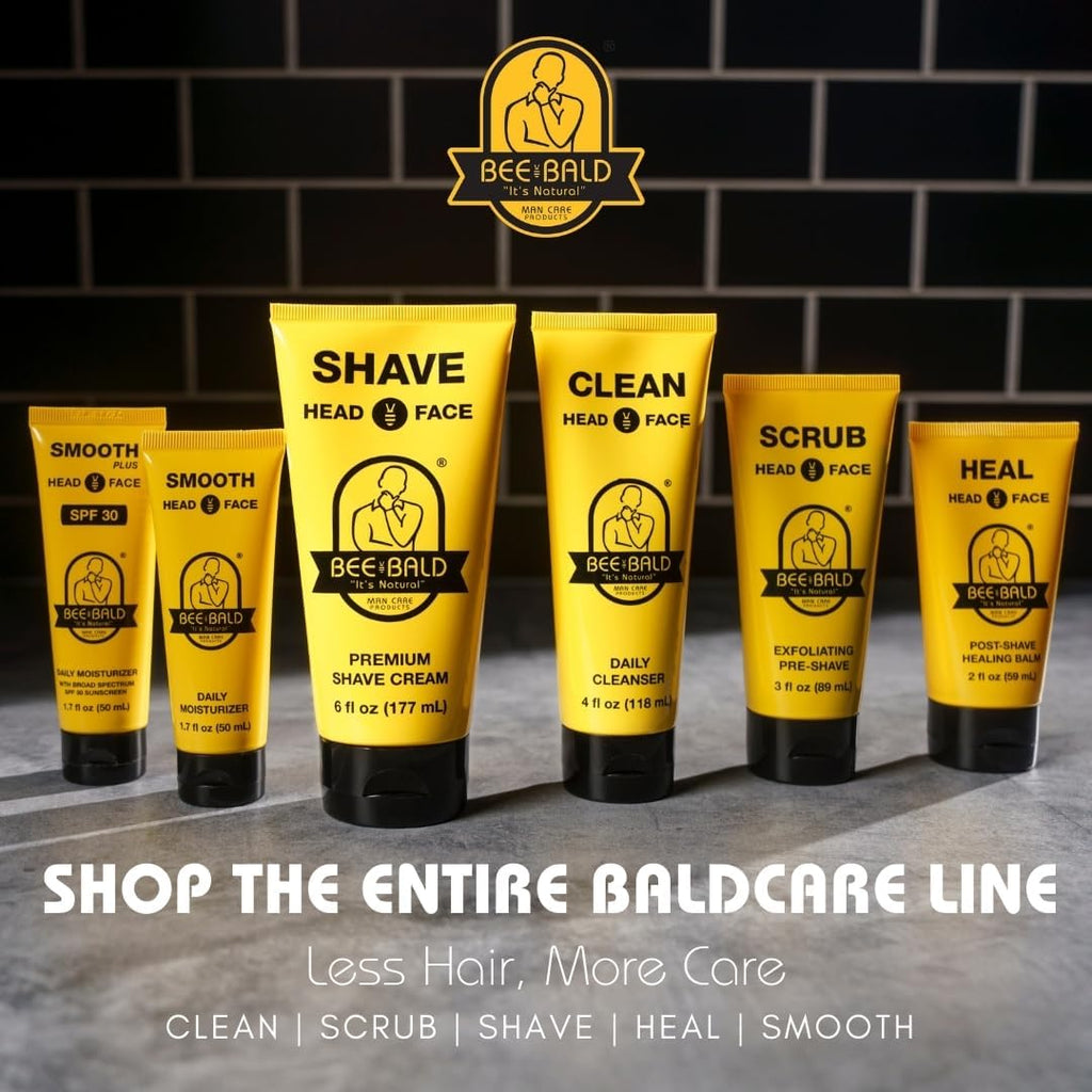 Bee Bald HEAL Aftershave for Men Healing Balm, Immediately Calms & Soothes Damaged Skin, Treats Bumps, Redness, Razor Burn & Other Shaving Post Shave Irritations, 2 Fl Oz (Pack of 2)