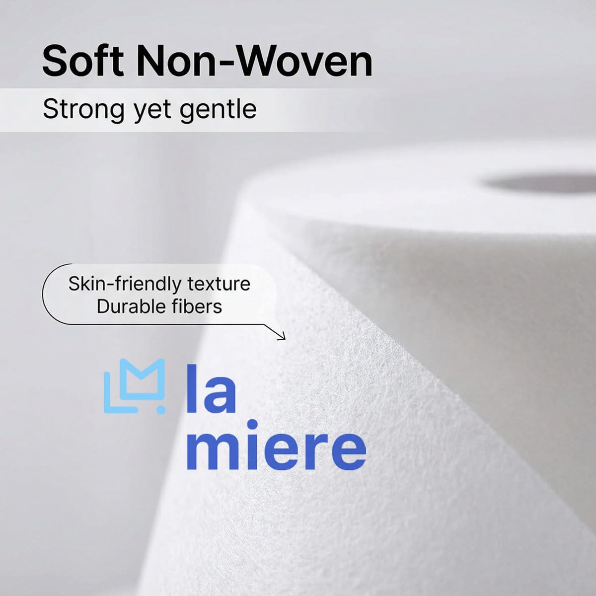 3” x 100 Yards Non-Woven Epilating Roll Hair Removal Tear-Resistant Lint-Free White