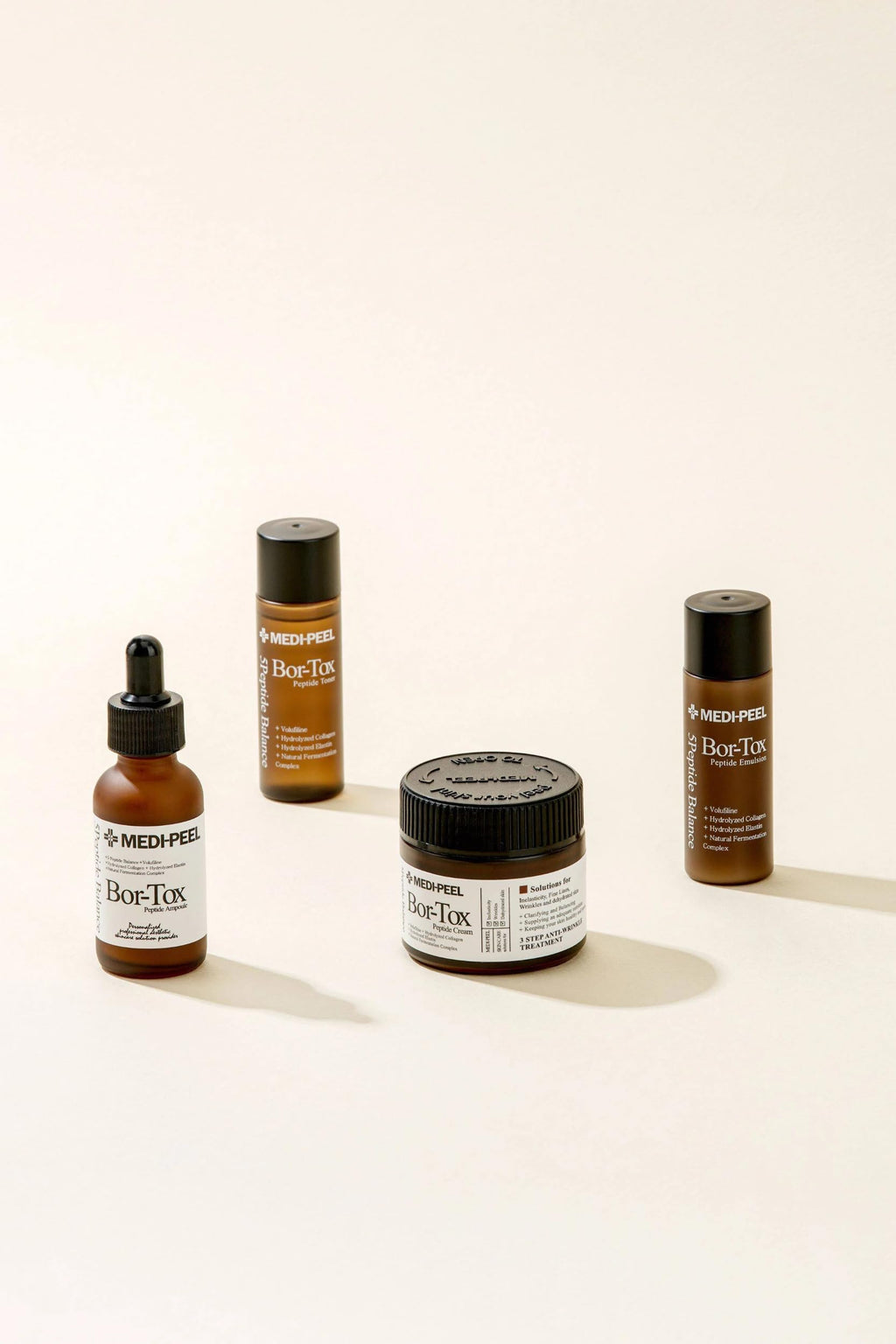 Medi-Peel Bor Tox Multi Care Kit - Peptide Ampoule 30ml, Toner, Emulsion, Cream 50g