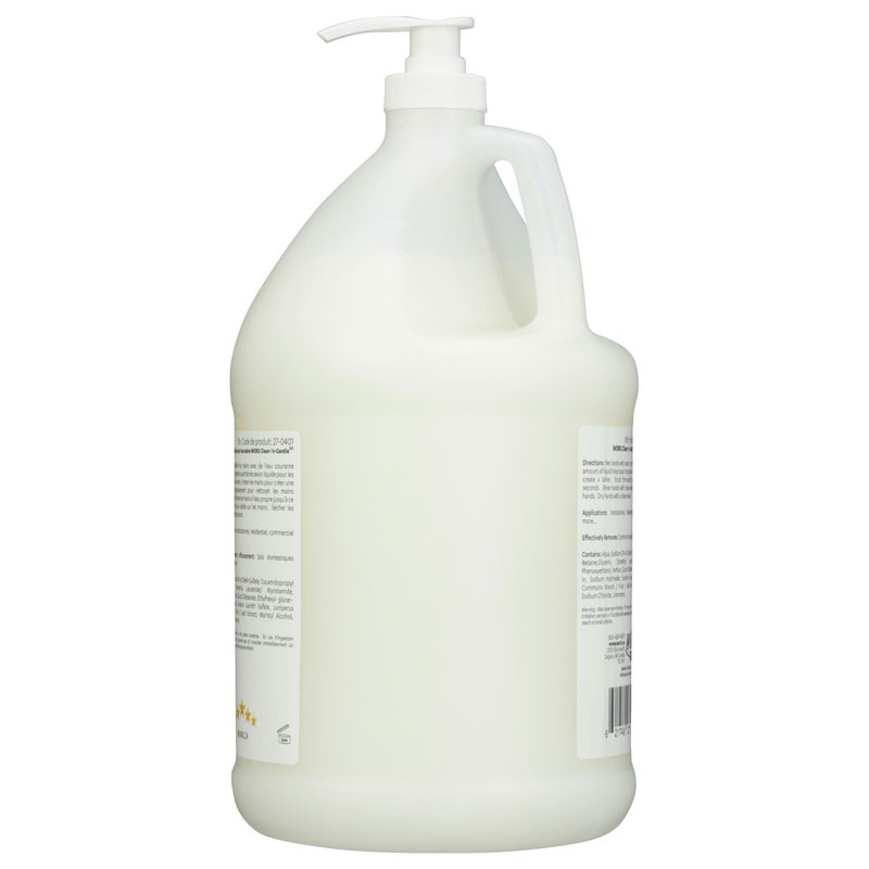 Worx Clean-'n'-Gentle Liquid Hand Soap 1 gal. (3.78 L.) Soft and Supple, Rich Lather, Mild Formula, Light Juniper Berry Fragrance