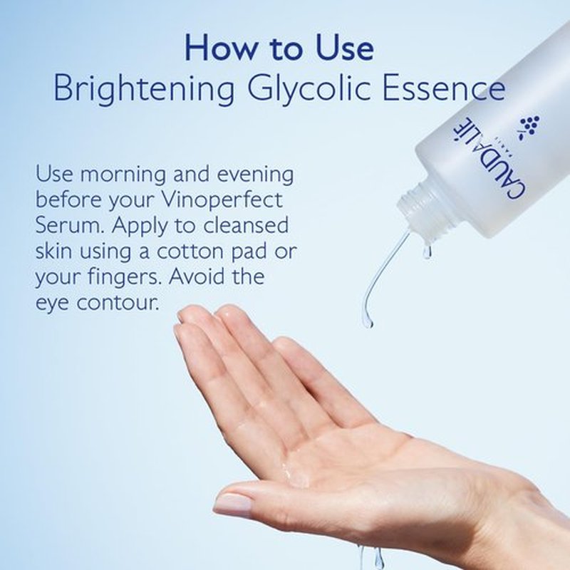Caudalie Vinoperfect Brightening Essence - Glycolic Acid Exfoliating Toner for Radiant Skin