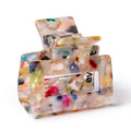 Everist Small Confetti Claw Clip – Recycled, Gentle Mini Hair Clip for All Hair Types