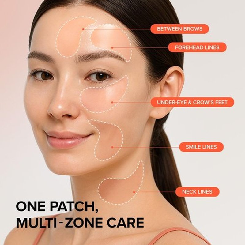 KLAVUU Vegan Collagen Eye Patches for Puffy Eyes & Dark Circles (60 Patches) – Hydrogel Under Eye Mask with Niacinamide – Fine Lines, Firming, Elasticity