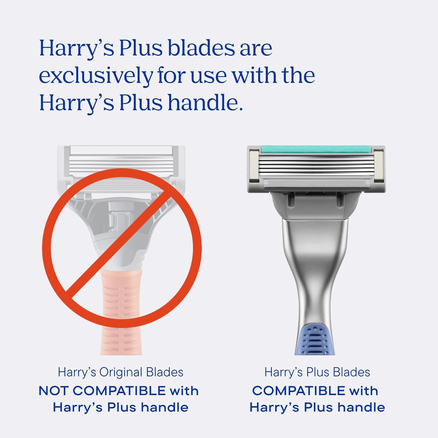 Harry's Plus Trial Shaving Kit for Men - Premium Handle, Razor Blade Cartridge, Foaming Shave Gel, and Travel Blade Cover - Advanced Pivoting System - Moss