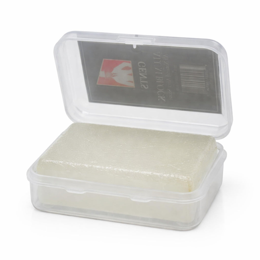 G.B.S 3.5 Ounce Alum Block in Plastic Case | Fragrance-Free Natural Deodorant & Aftershave for Razor Burn Relief | Stops Bleeding, Fights Bumpy Skin, & Prevents Sweat – Travel-Friendly & Long-Lasting