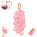 Grape Soap, Handmade Grapes Cluster Soaps,Grape Soap on a Rope, Decorative Soaps Bars,DIY Exquisite Home Decor and Gift Choice for Washing Hands and Fresh Air Men Women (1, Pink)