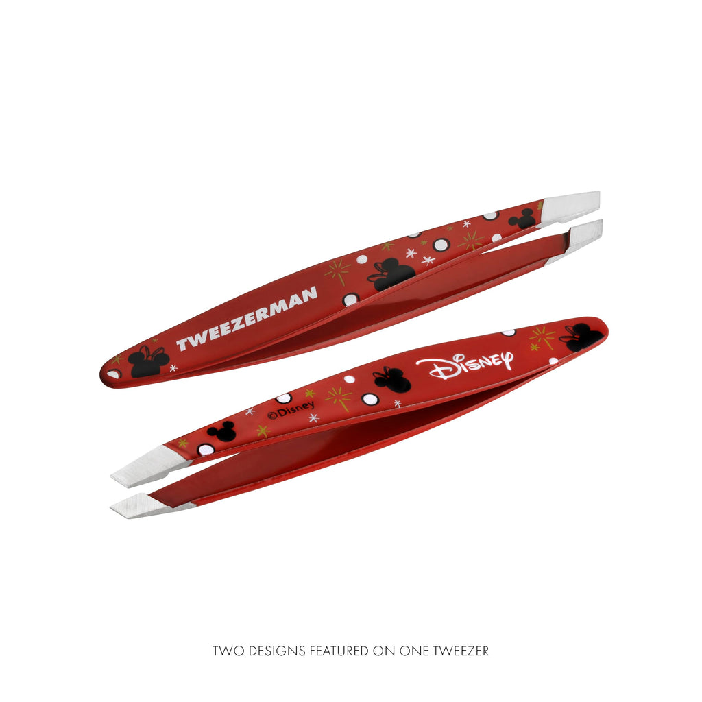Tweezerman Mini Slant Tweezer – Tweezers for Eyebrows, Magic All Around