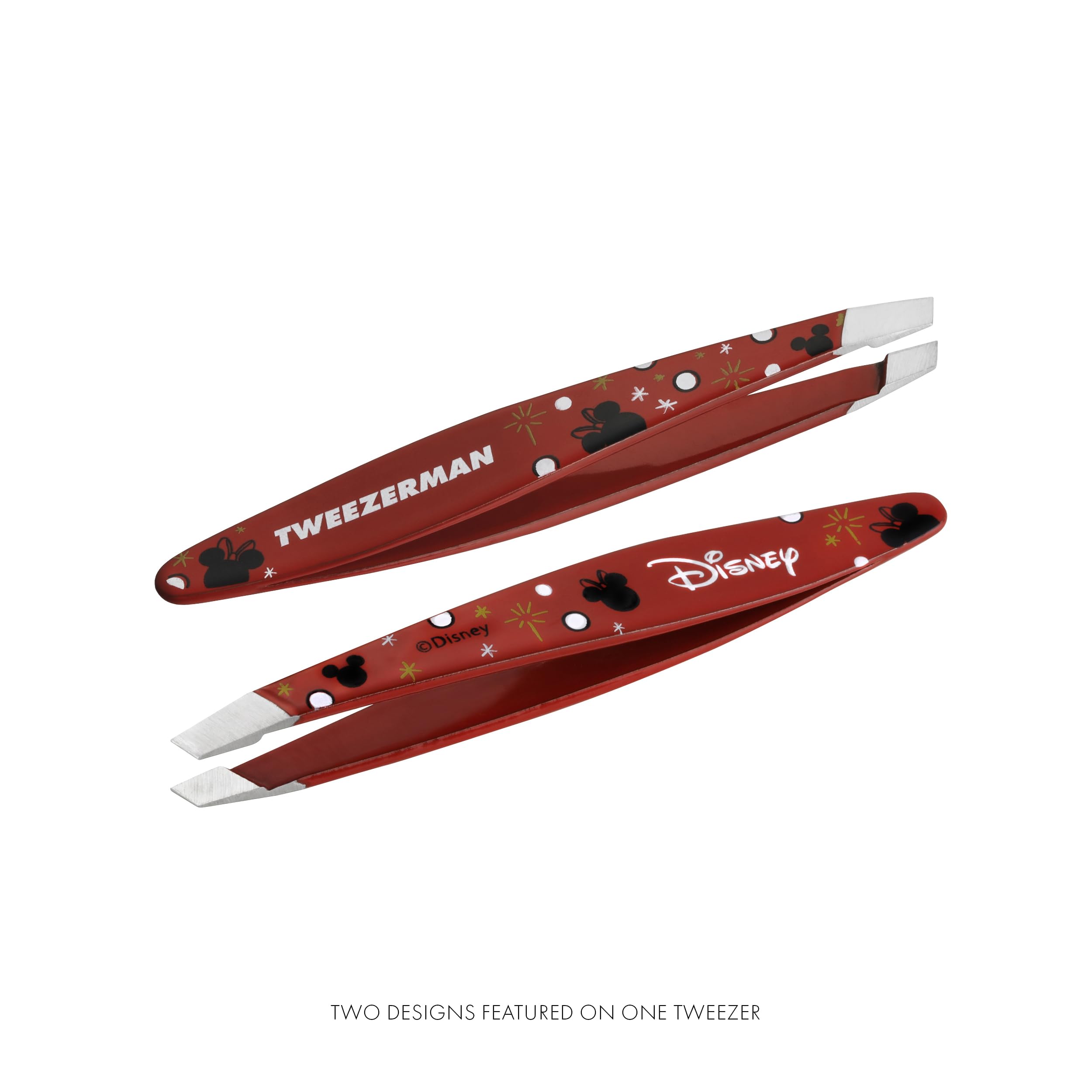 Tweezerman Mini Slant Tweezer – Tweezers for Eyebrows, Magic All Around