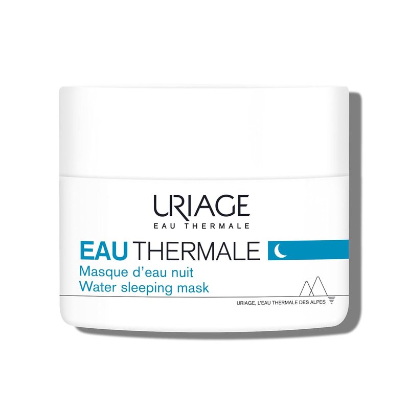 Uriage Water Sleeping Mask - Hydrating Night Mask with Hyaluronic Acid & Edelweiss | 50 mL/1.69 Oz