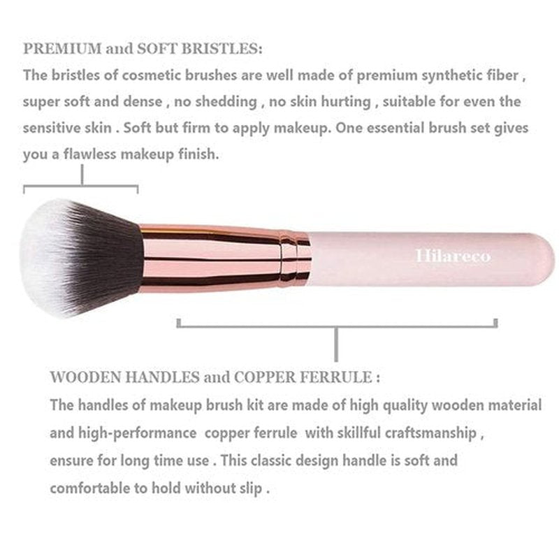 PHOERA Mushroom Head Air Cushion CC Cream Natural Foundation Set, Concealer, Primer, Powder, Foundation Brushes (104 Buff Beige+ 04 Buff Beige CC)