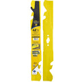 CUB CADET 490-110-C202 Xtreme Mulching Blade Set 42" Decks Fast Attach S-Center Enduro XT1-LT42 XT2-LT42 Tractors