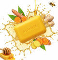 ASANTEE Turmeric & Ginger With Honey Cleansing Soap (Pack of 1)