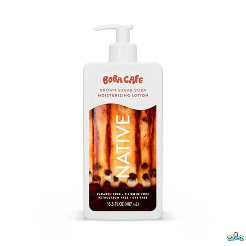 Native Body Lotion - Limited Edition Brown Sugar Boba, Silicone-Free, 16.5 oz | Pack of 2