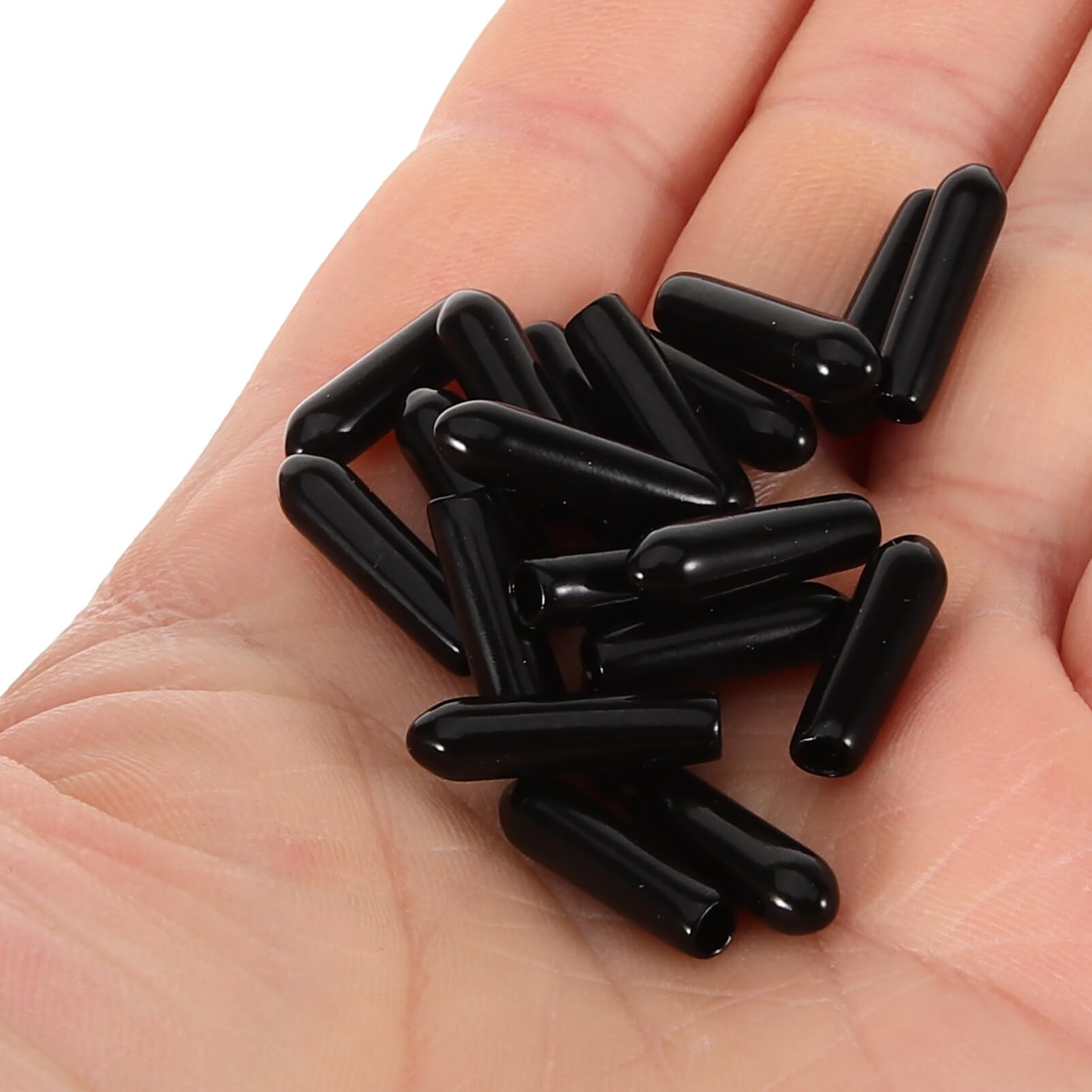 Uonlytech Dishwasher Rack Tip Protectors 200 Pcs Black Prong End Caps for Repair Coating Covers Easy to Install Durable Dishwasher Rack End Caps