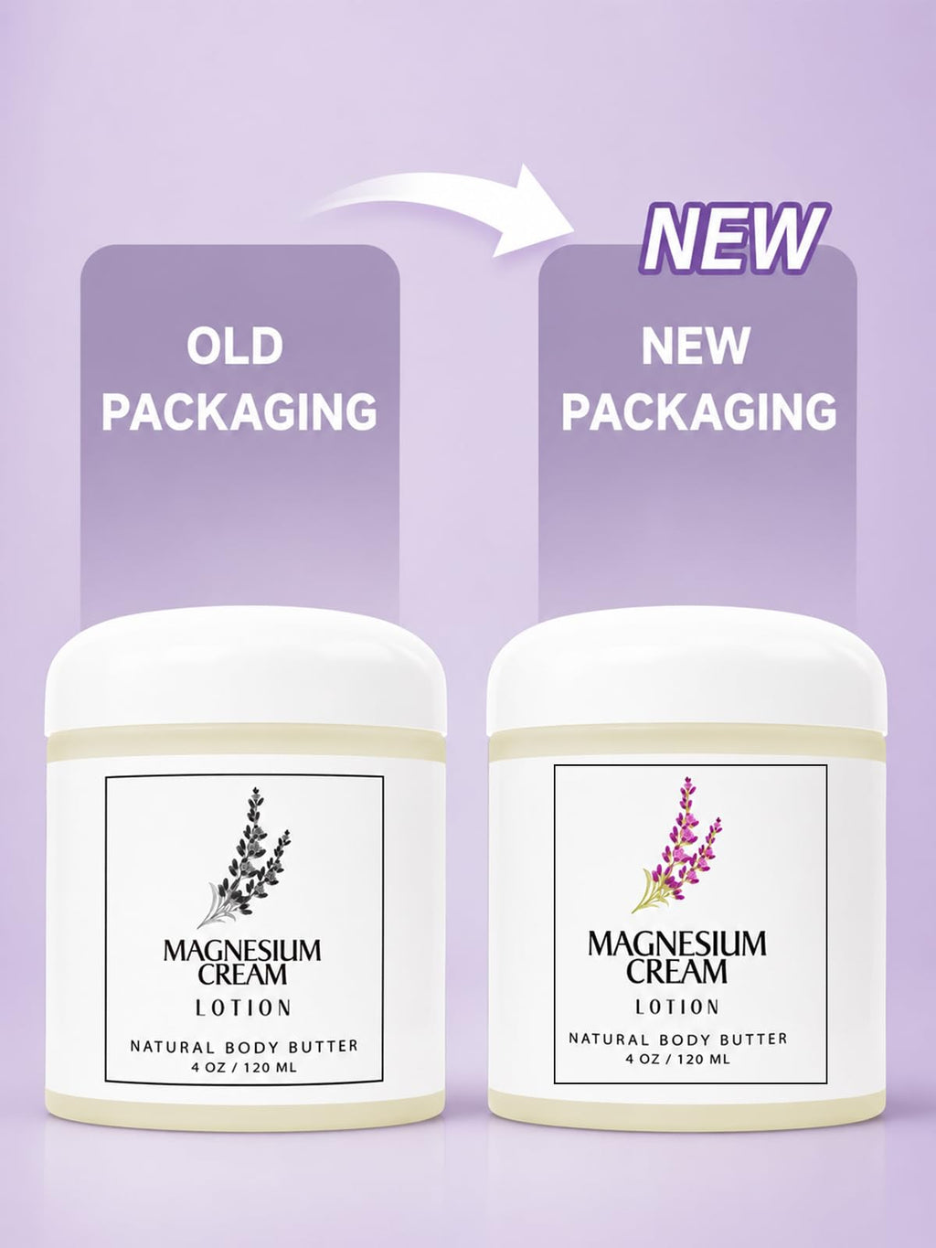 HUSPUR Magnesium Cream, Magnesium Lotion with Arnica, Soothing Relaxation with Natural Magnesium Ingredients Hydrating & Nourishing for Joints, Apply to Before Bed, 3 Packs