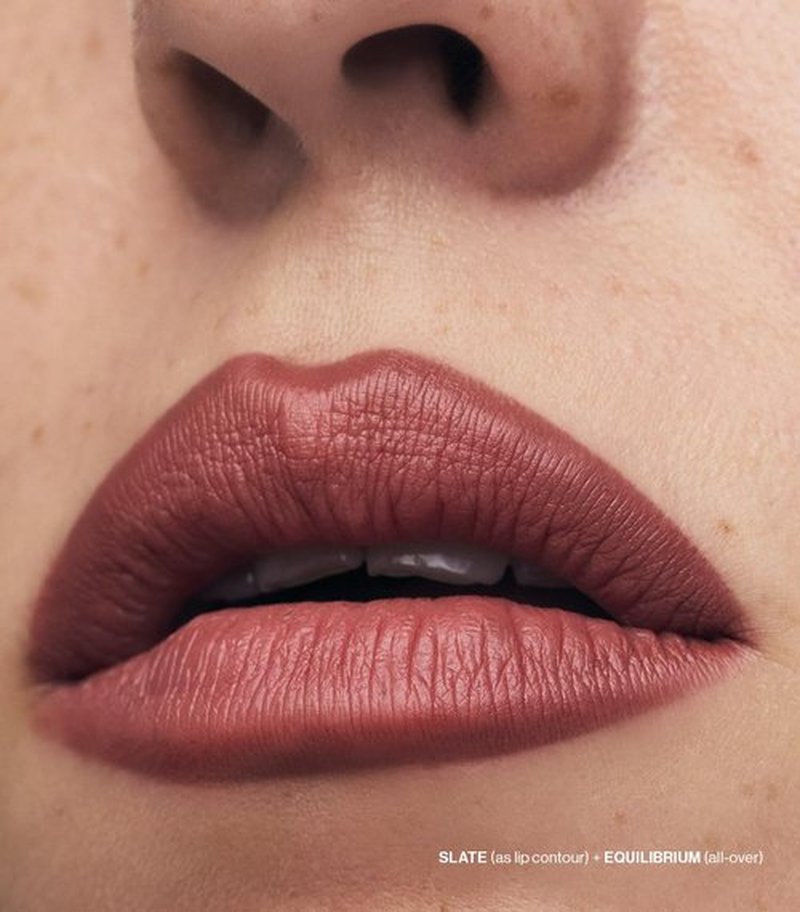 MAKE Beauty Continuum Lip Liner - Long-Lasting Creamy Formula with Velvet Matte Finish - Slate Grayish Taupe Shade
