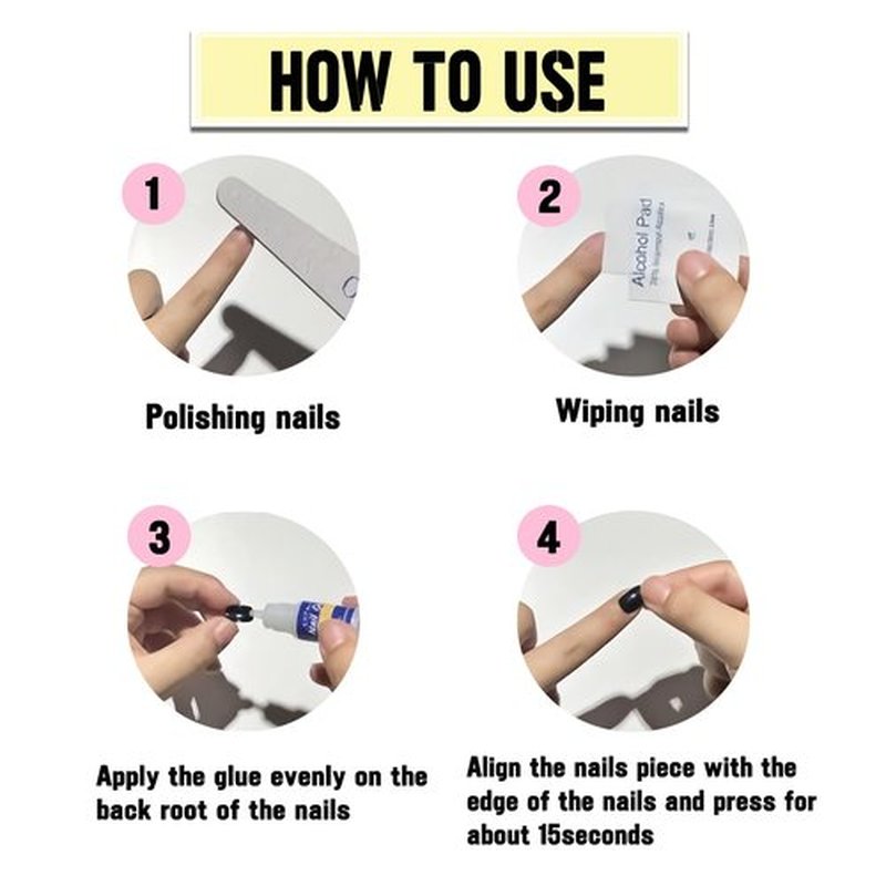 IMSOHOT French Tip Press on Nails - Long Square, Cross Charms, Colorful Rhinestone, Golden Beads Design, White Nude, Luxury, Acrylic Glossy Fake Nails Full Cover Glue on False Nails 24Pcs