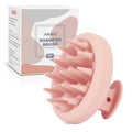 AIMIKE Scalp Massager Shampoo Brush - Soft Silicone Hair Scrubber for Dandruff & Hair Growth | Pink