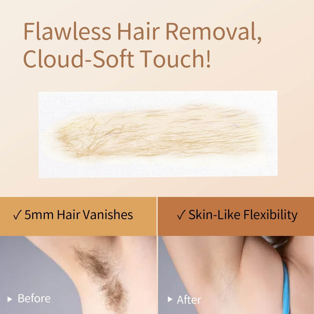 iSalonSupplies 200 Pcs Professional Non Woven Wax Strips for Hair Removal - Works with Wax Beads, Soft Wax & Roll On Wax - Tear-Resistant, Skin-Friendly & Reusable Strips for Legs, Face, Back, Arms