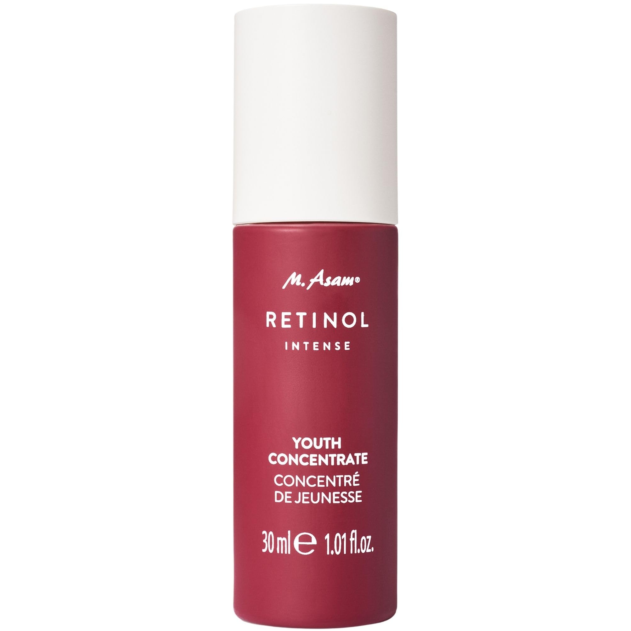 M. Asam RETINOL INTENSE Youth Concentrate (30ml) - firming care serum for effective wrinkle smoothing & refined skin texture, facial serum with retinol, jojoba oil & panthenol, vegan facial care