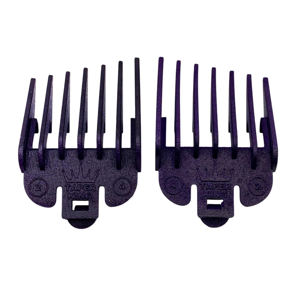 Taper King® Guide Combs - DIY Tapers & Fades - Amethyst (#2 to #4)