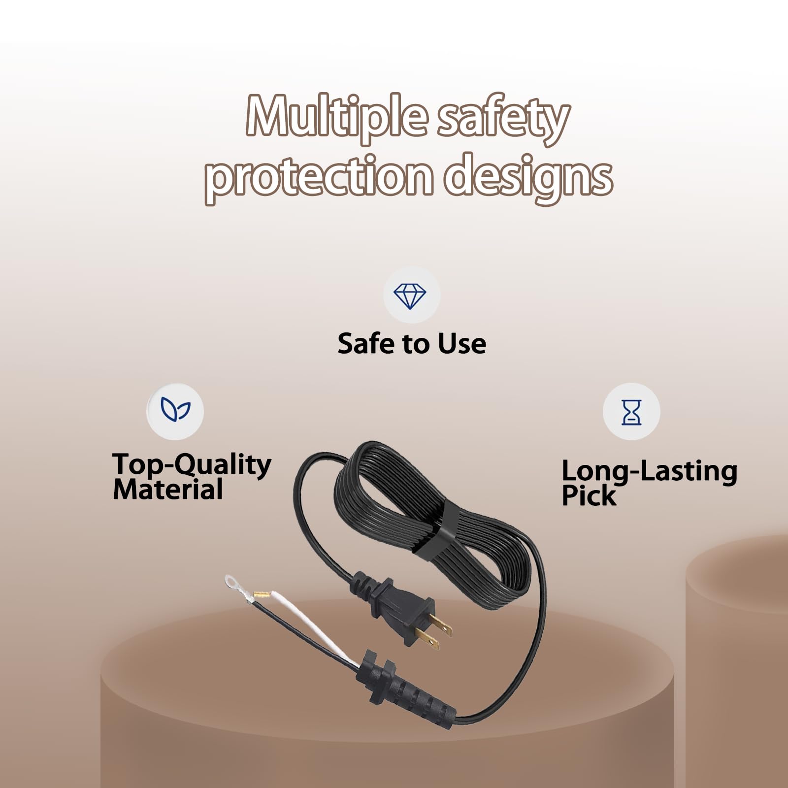 Hair Clippers Cord Replacement for AndisT-Outliner 04624,Compatible with Andis Outliner 04603 04710
