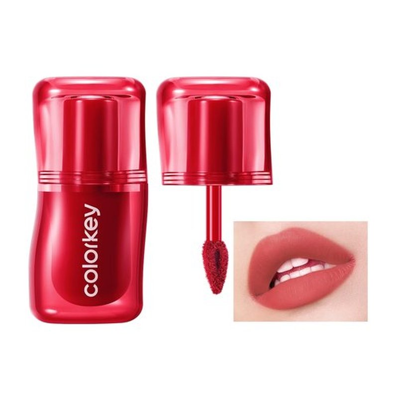 COLORKEY Milk Fog Lip Mud, Hydrating & Long-Lasting Lip Mud with Soft Matte Finish, Non-Sticky, Moisturizing, Smudge-Proof, Suitable for All Skin Tones, Enriched with Natural Ingredients (M04)