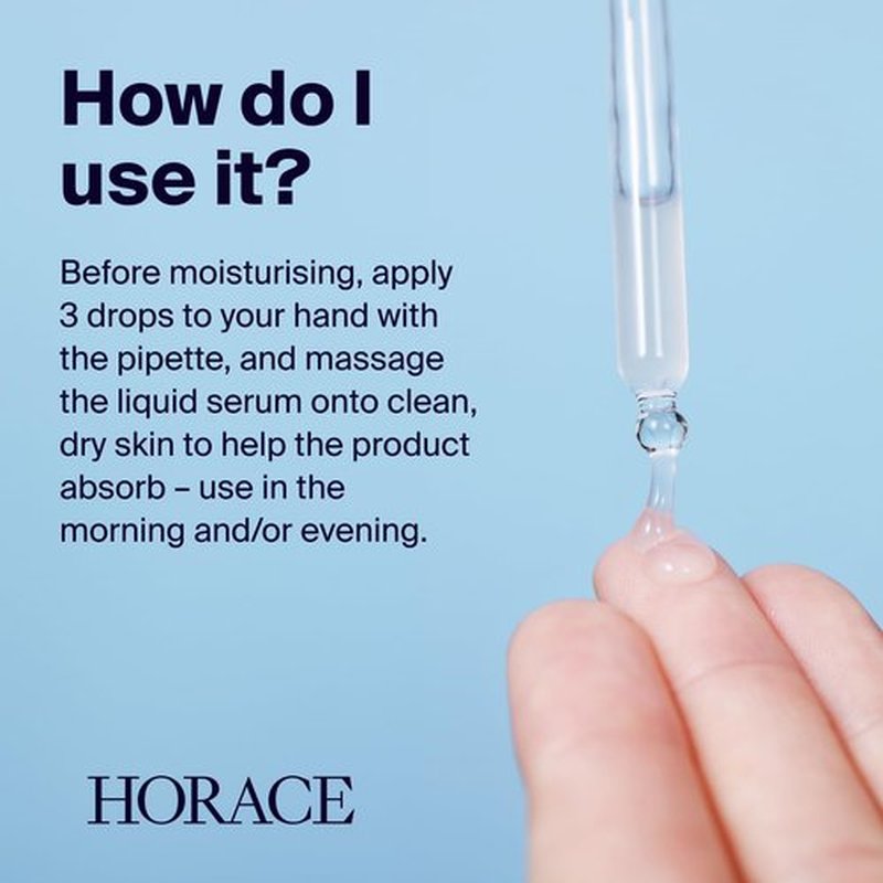 HORACE Salicylic Acid + Niacinamide Face Serum for Men - Anti-Blemish & Pore Tightening Treatment | Unscented, 30ml