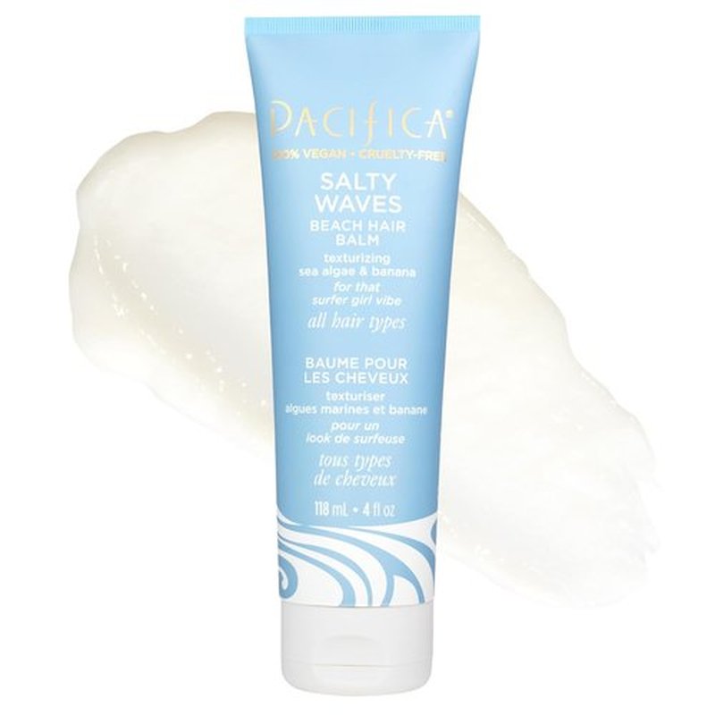 Pacifica Salty Waves Beach Hair Balm - Unisex 4 oz Styling Balm for Effortless Beachy Waves