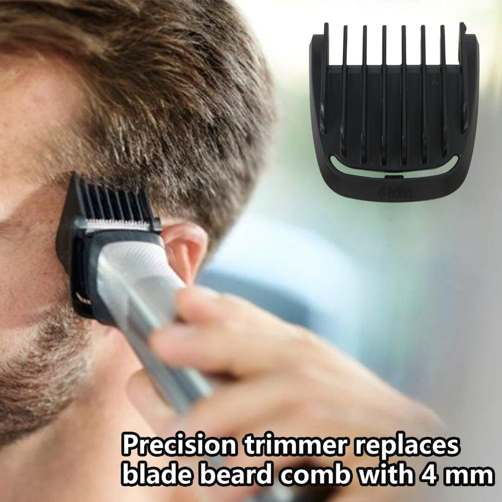 Trimmer Replacement 4mm Beard Stubble Hair Guide Guard Comb for P-hilips Norelco Multigroom MG3750 MG3760 MG5750 MG5760 MG7750 MG7770 MG7790 MG7791 by Acupress