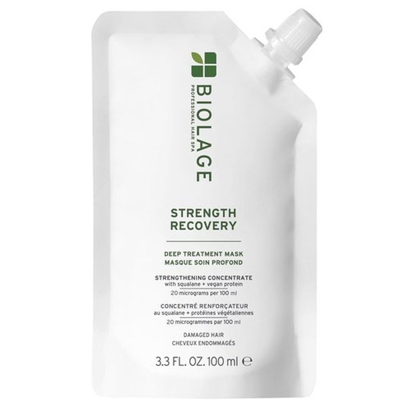 Biolage Strength Recovery Deep Treatment - Nourishes & Protects Hair, Reduces Breakage, Vegan Formula