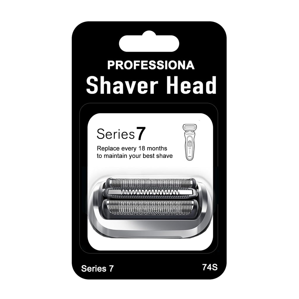 74S Series 7 Electric Replacement Shaver Head Accessories Series 7 Electric Shaver blade Compatible with Braun Series 7 7120s, 7125s, 7127cs, 7171cc, 7175cc, 7185cc and 7189cc