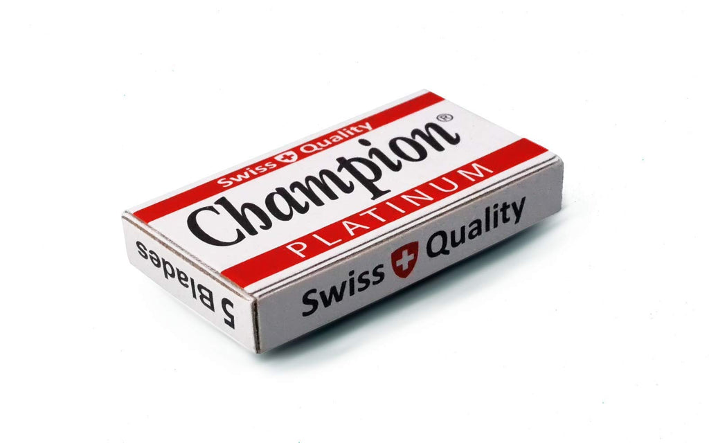 100 Champion Platinum Double Edge Razor Blades For Safety Razor - Men´s Safety Razor Blades For Shaving For Men For A Smooth And Clean Shave (1 Year Supply)