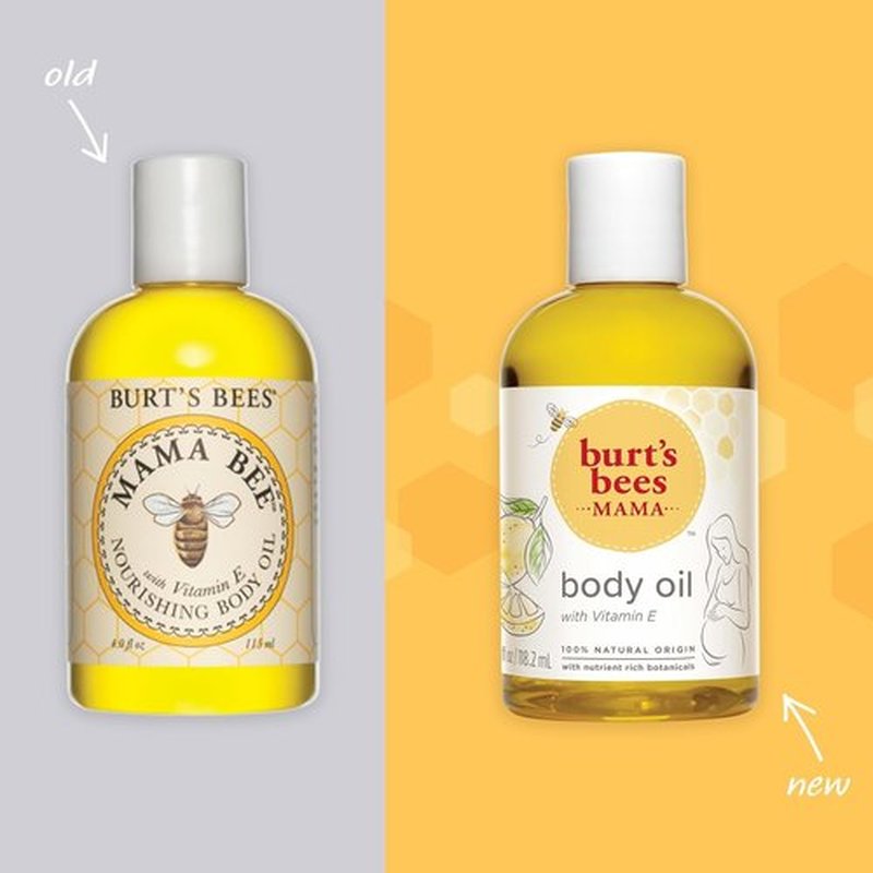 Burt's Bees Mama Body Oil - 100% Natural Vitamin E Formula | 4 Fl Oz for Nourished Skin